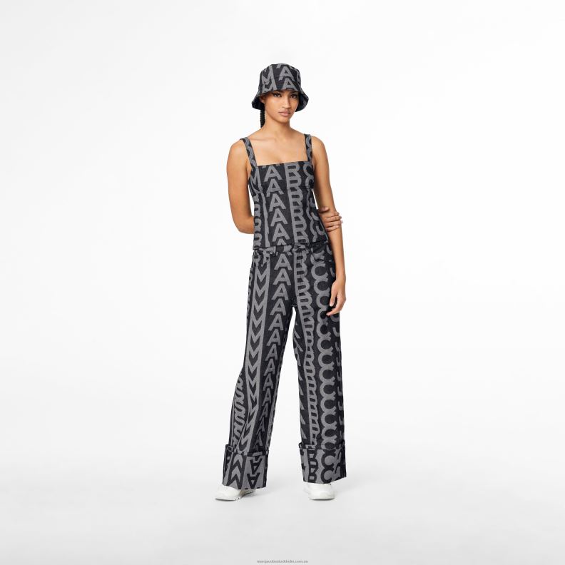 JLX82508 Marc Jacobs monogram denim bustier toppen