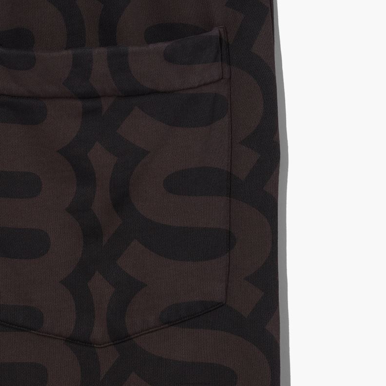 JLX82500 Marc Jacobs monogram överdimensionerade träningsbyxor
