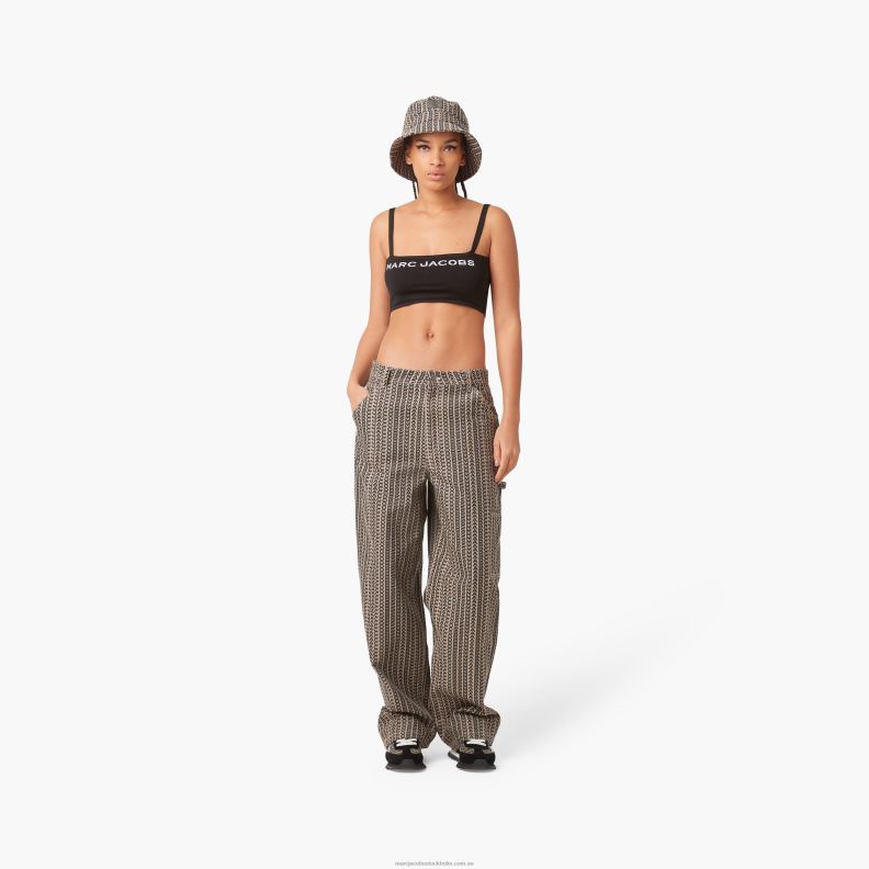 JLX82502 Marc Jacobs monogrammålarnas byxor