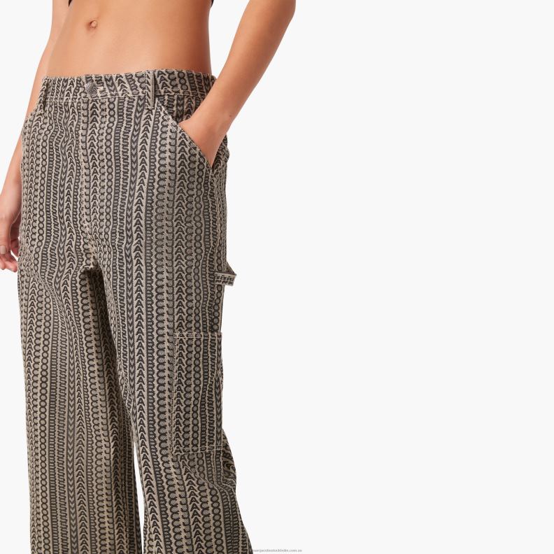 JLX82502 Marc Jacobs monogrammålarnas byxor