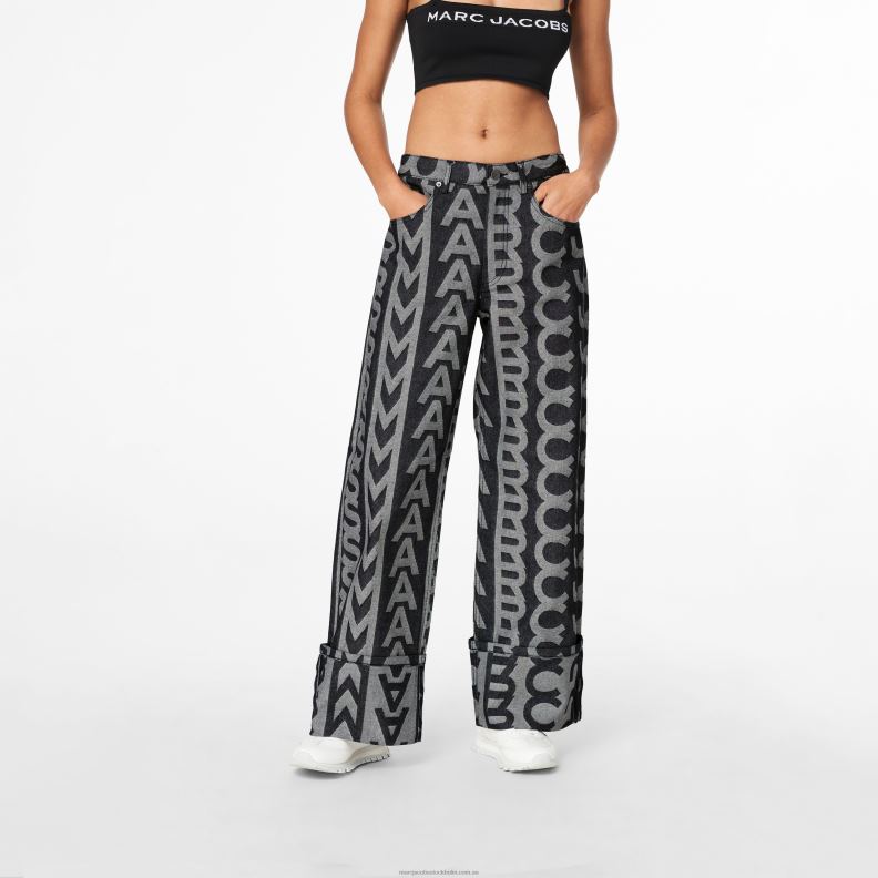 JLX82507 Marc Jacobs monogram oversized jeans