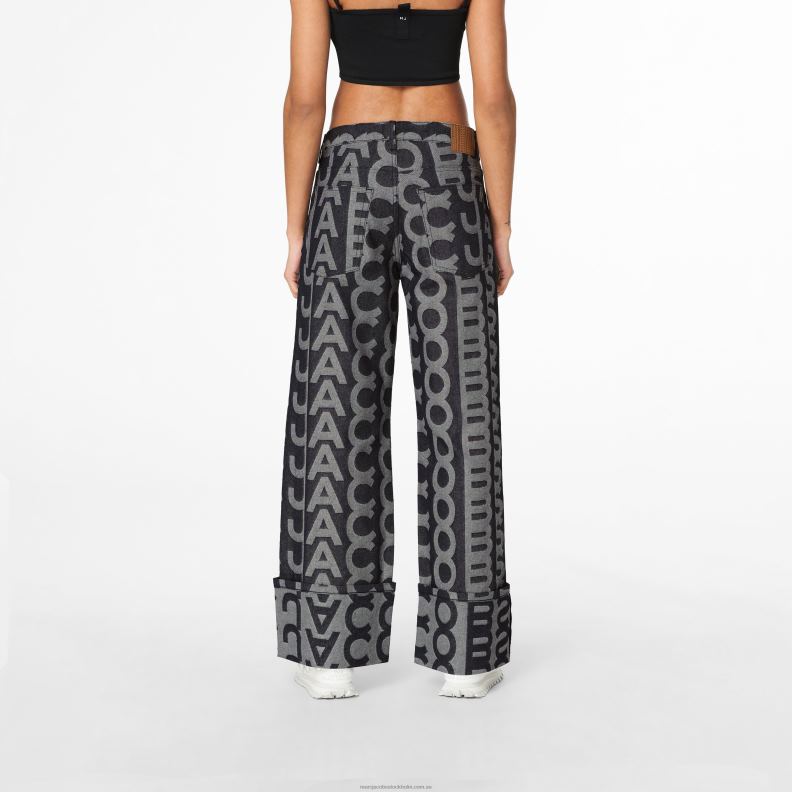 JLX82507 Marc Jacobs monogram oversized jeans