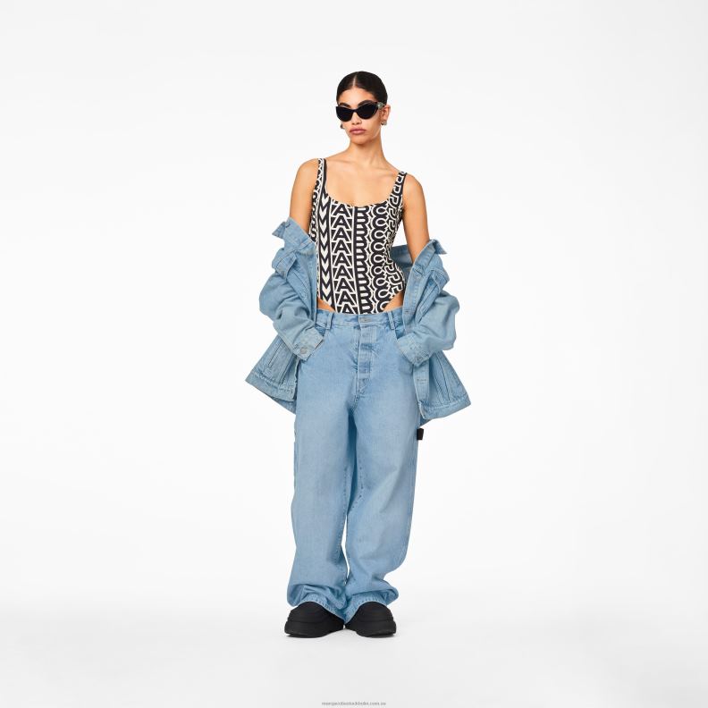 JLX82538 Marc Jacobs den överdimensionerade snickarjeanen