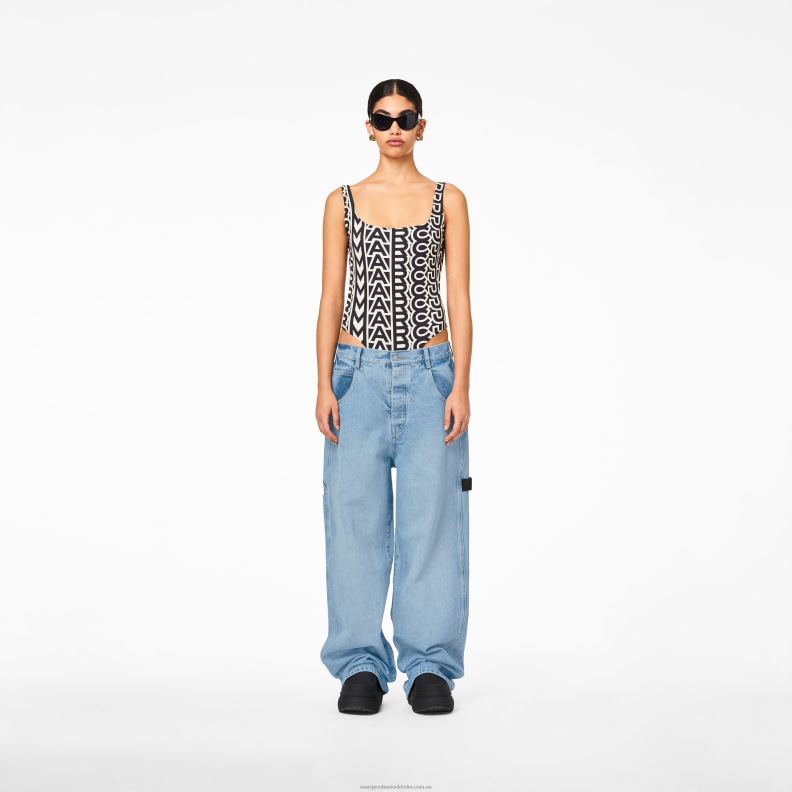 JLX82538 Marc Jacobs den överdimensionerade snickarjeanen