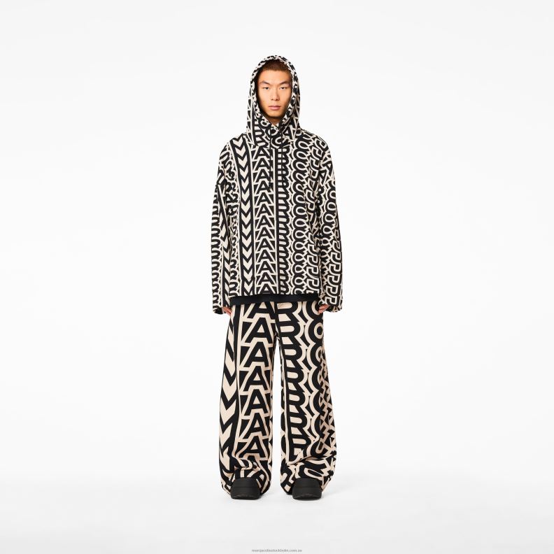 JLX82484 Marc Jacobs monogram överdimensionerad hoodie