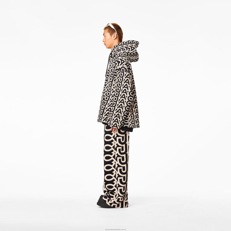 JLX82484 Marc Jacobs monogram överdimensionerad hoodie