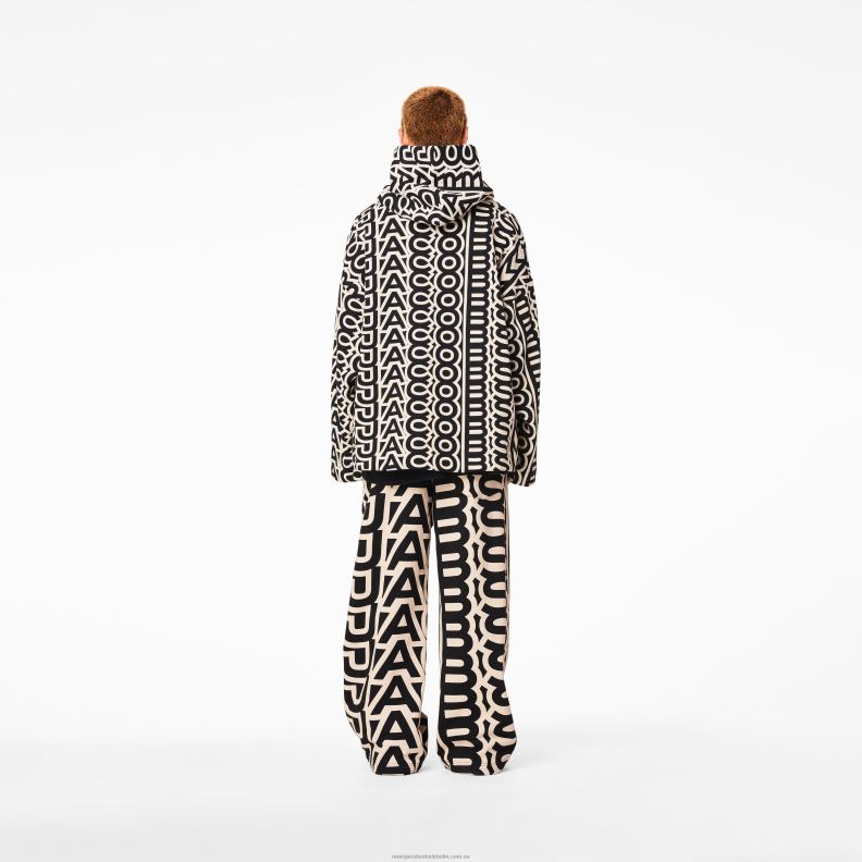 JLX82484 Marc Jacobs monogram överdimensionerad hoodie