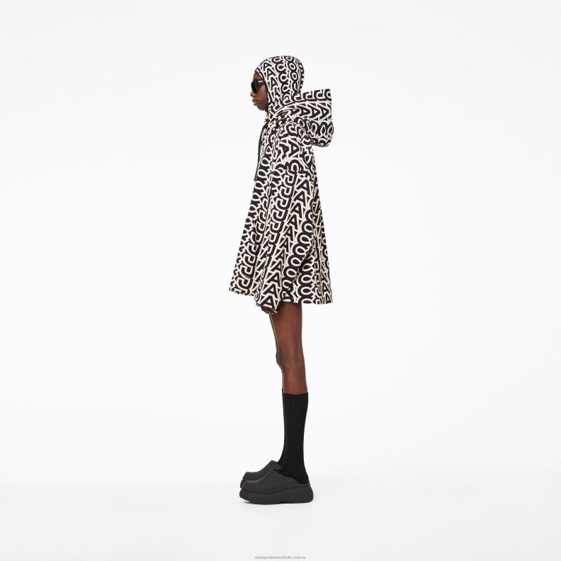 JLX82484 Marc Jacobs monogram överdimensionerad hoodie