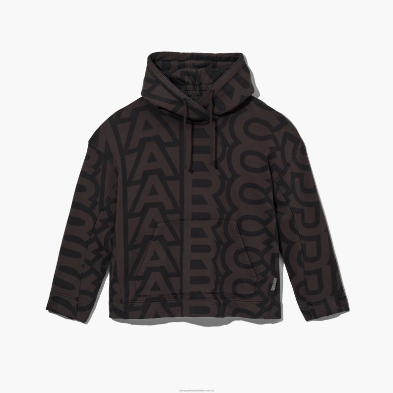 JLX82495 Marc Jacobs monogram överdimensionerad hoodie