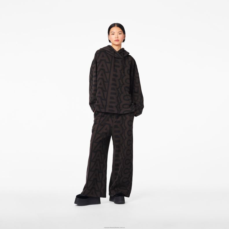 JLX82495 Marc Jacobs monogram överdimensionerad hoodie