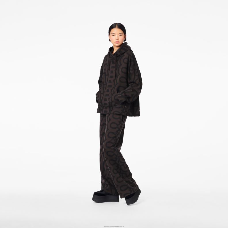 JLX82495 Marc Jacobs monogram överdimensionerad hoodie