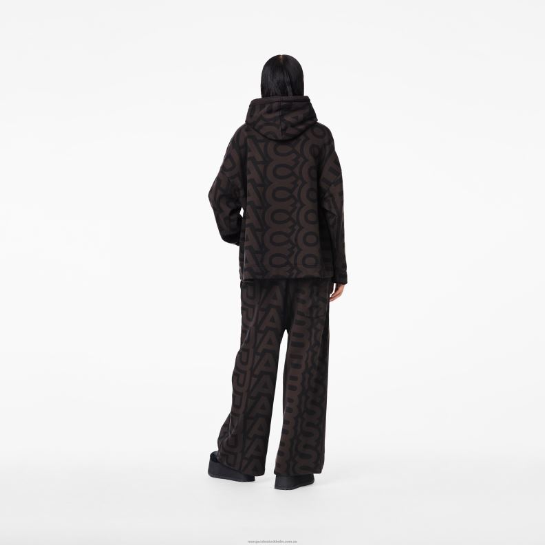 JLX82495 Marc Jacobs monogram överdimensionerad hoodie
