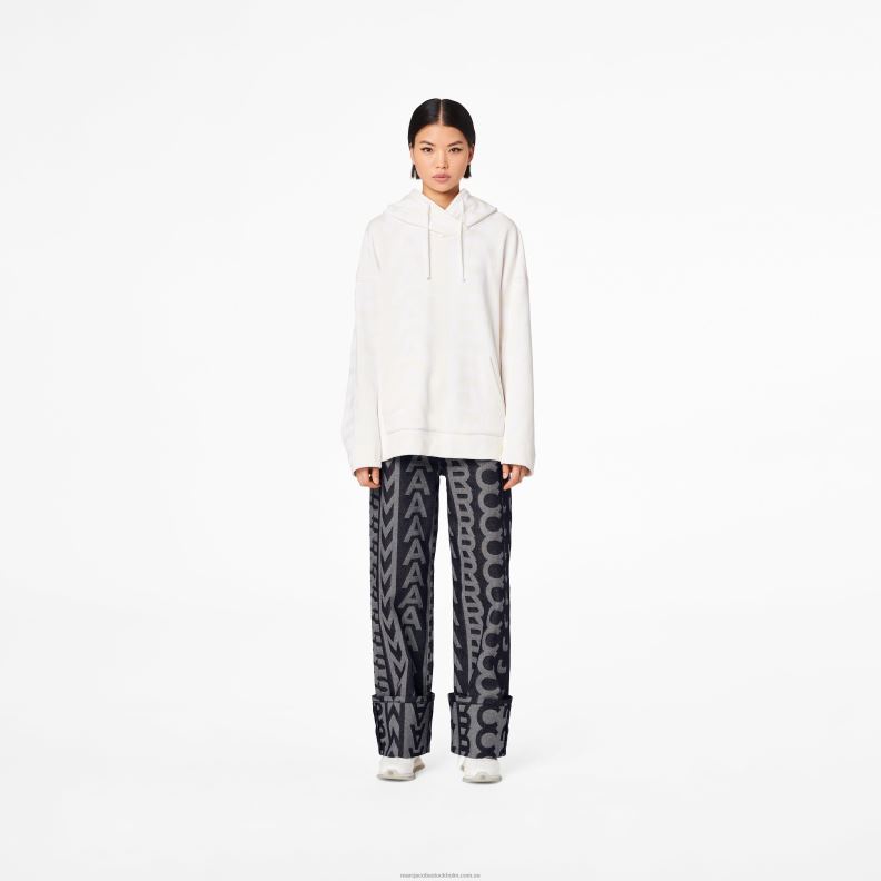 JLX82497 Marc Jacobs monogram överdimensionerad hoodie