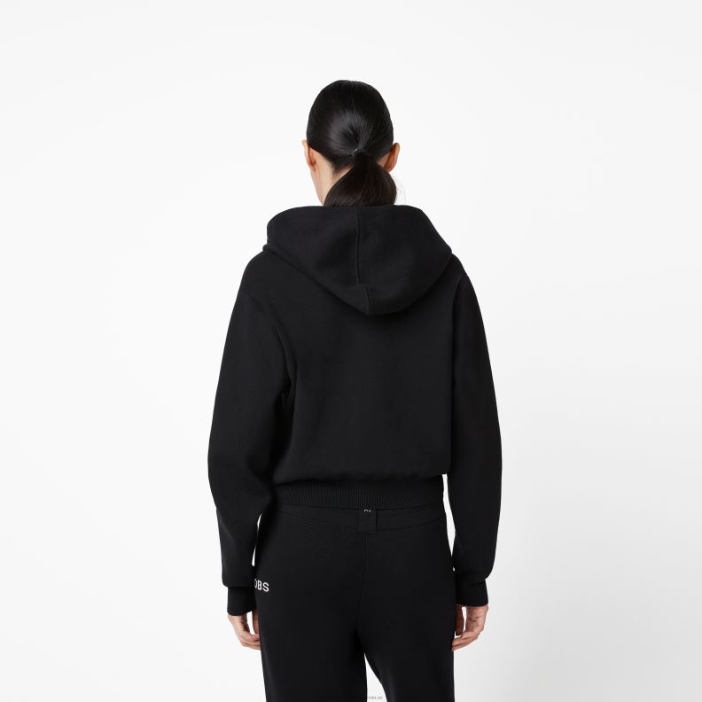 JLX82534 Marc Jacobs den beskurna hoodien med dragkedja
