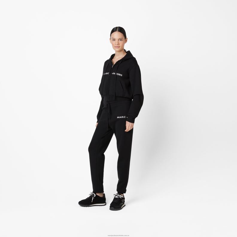 JLX82534 Marc Jacobs den beskurna hoodien med dragkedja
