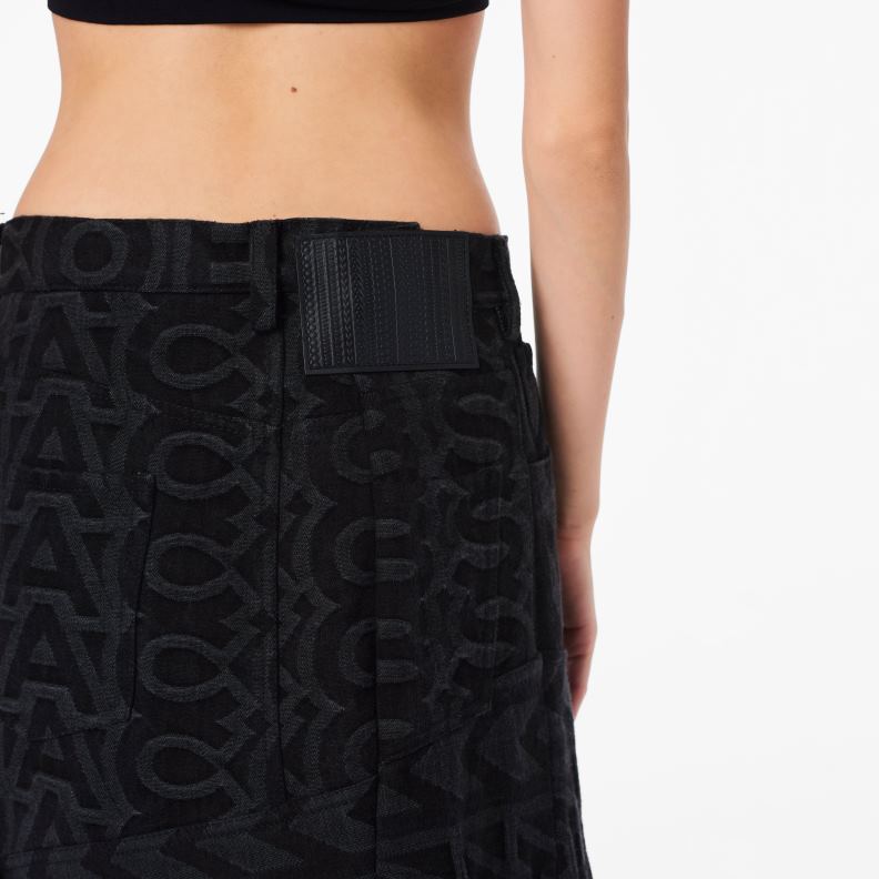 JLX82492 Marc Jacobs jeanskjolen i monogram