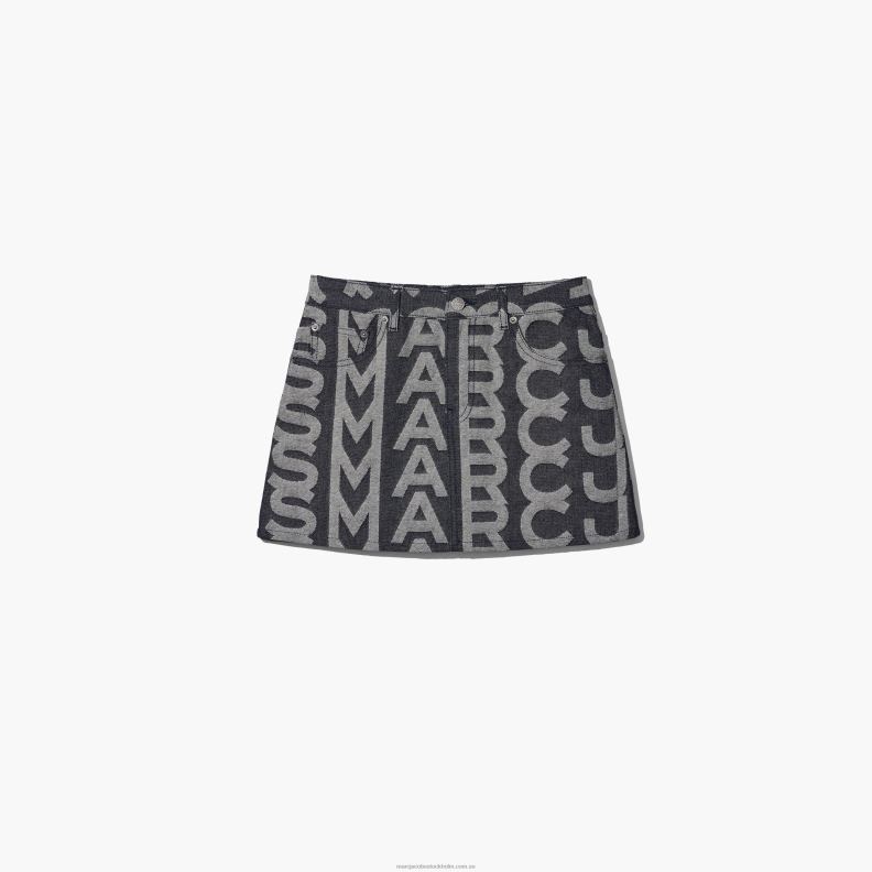 JLX82509 Marc Jacobs denimkjolen i monogram