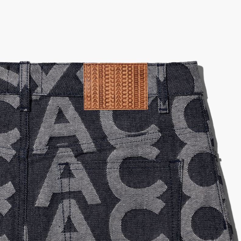 JLX82509 Marc Jacobs denimkjolen i monogram