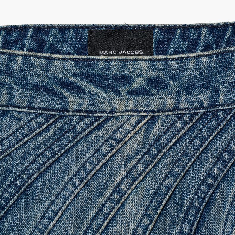 JLX82537 Marc Jacobs den vågiga jeanskjolen