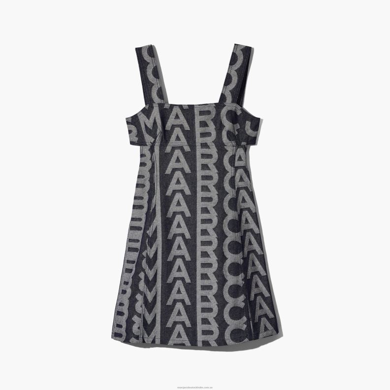 JLX82505 Marc Jacobs denimklänningen med utskärning i monogram