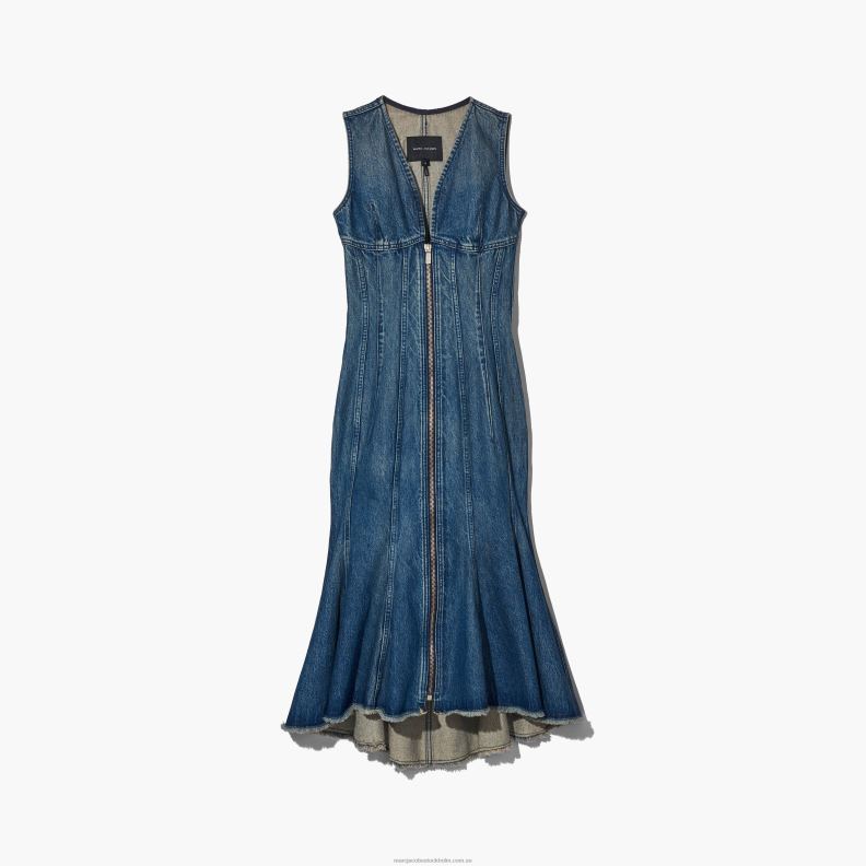 JLX82522 Marc Jacobs vågen denim klänningen