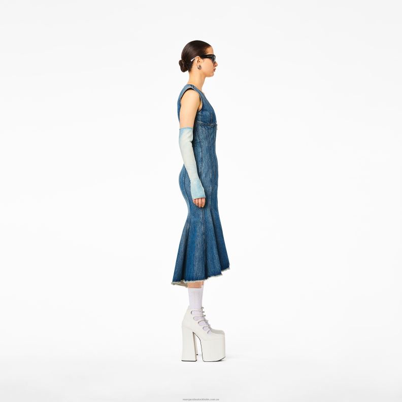 JLX82522 Marc Jacobs vågen denim klänningen