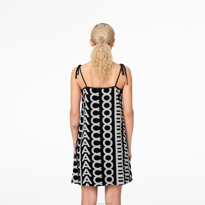 JLX82523 Marc Jacobs monogramklänningen i frottéförkläde