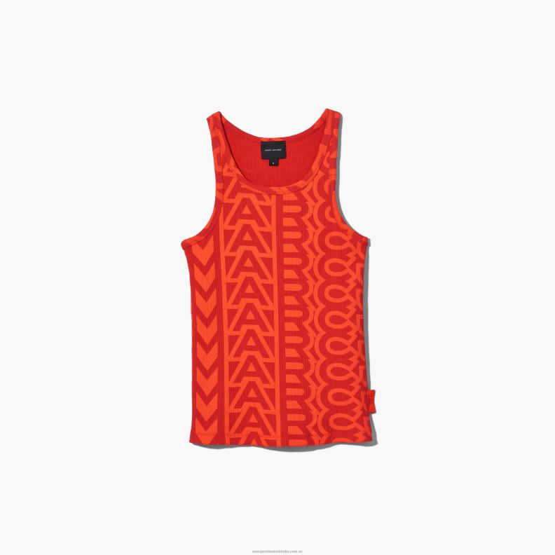 JLX82478 Marc Jacobs monogram rib tank