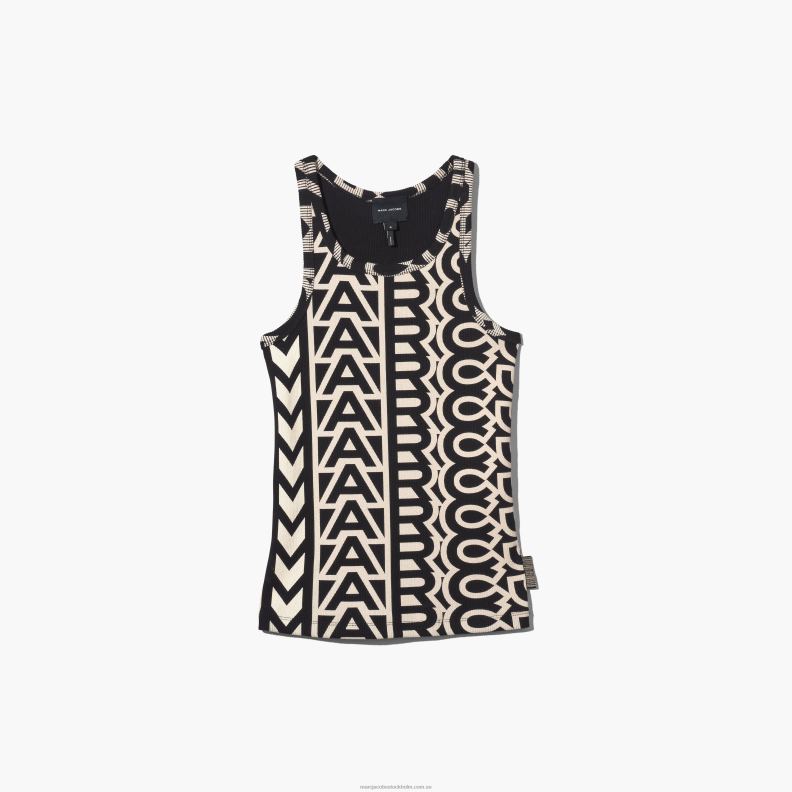 JLX82479 Marc Jacobs monogram rib tank