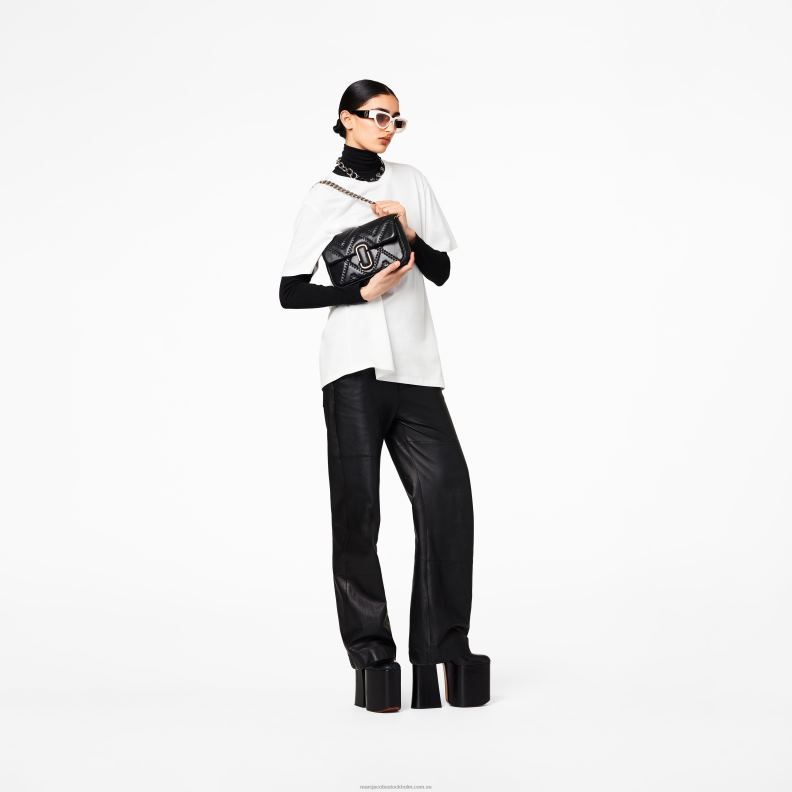 JLX82214 Marc Jacobs den quiltade axelväskan i skinn
