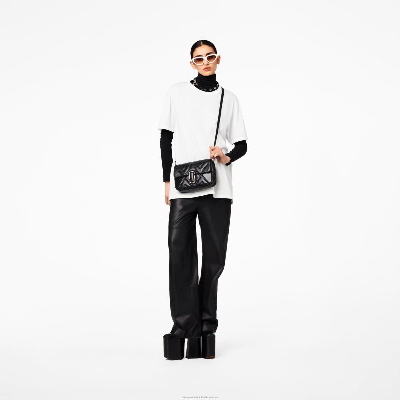 JLX82214 Marc Jacobs den quiltade axelväskan i skinn