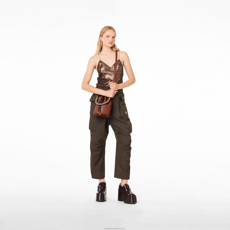 JLX82124 Marc Jacobs läderhinkväskan