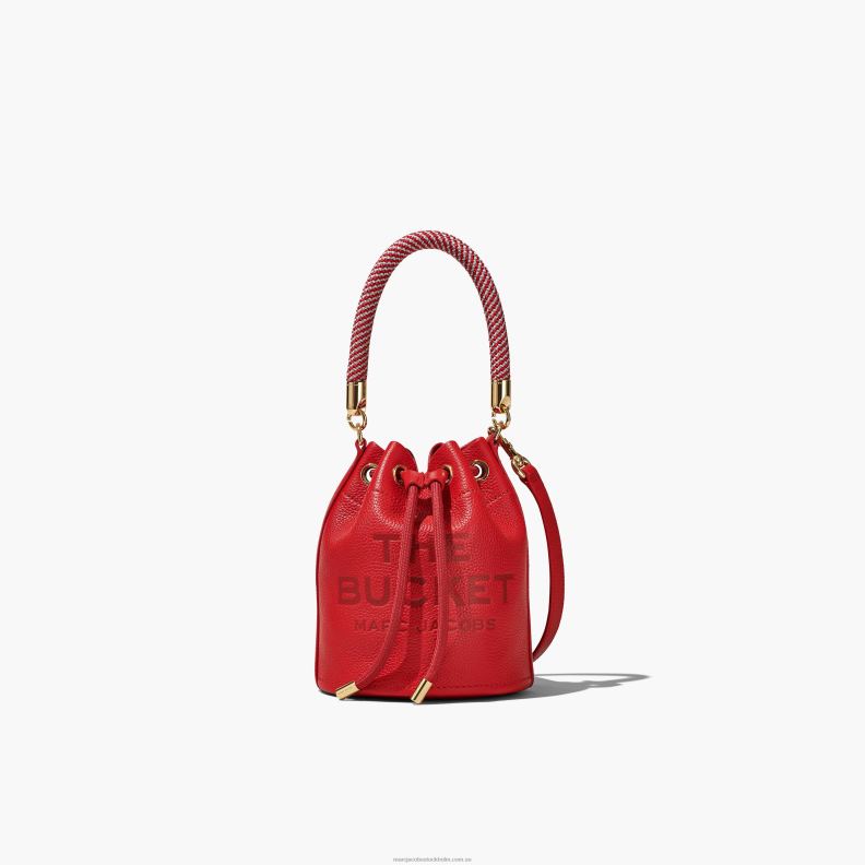 JLX82127 Marc Jacobs läder micro bucket bag