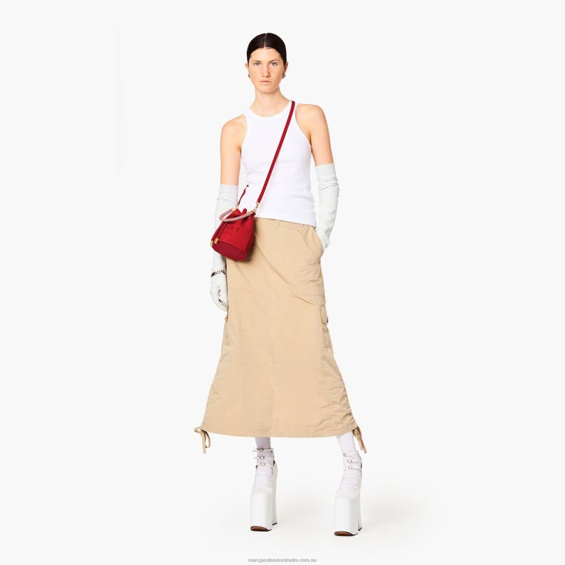 JLX82127 Marc Jacobs läder micro bucket bag
