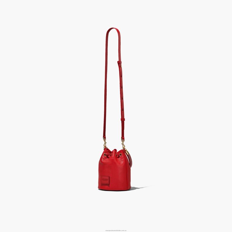 JLX82127 Marc Jacobs läder micro bucket bag