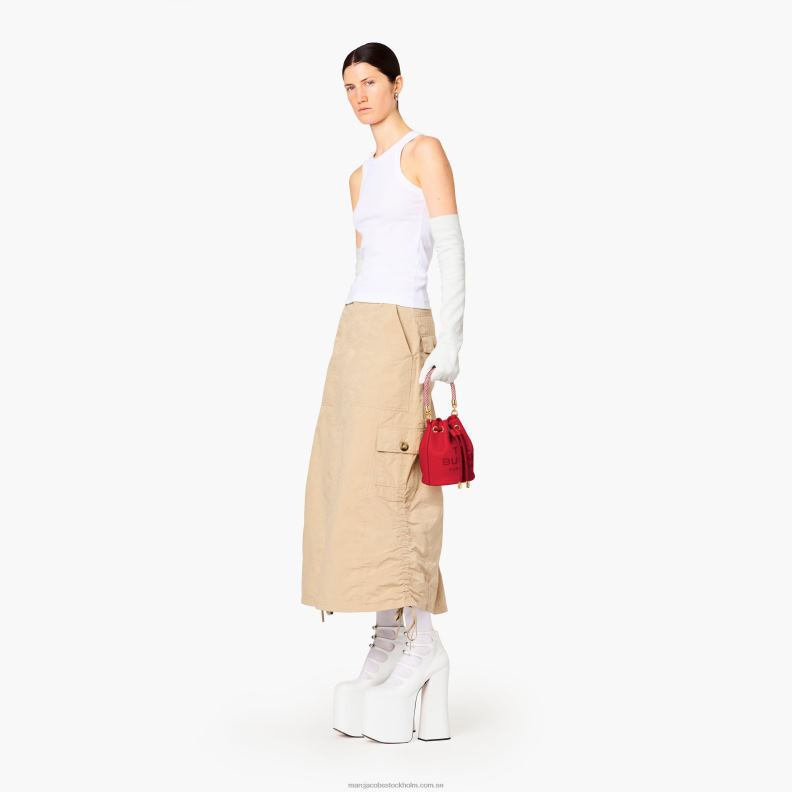 JLX82127 Marc Jacobs läder micro bucket bag