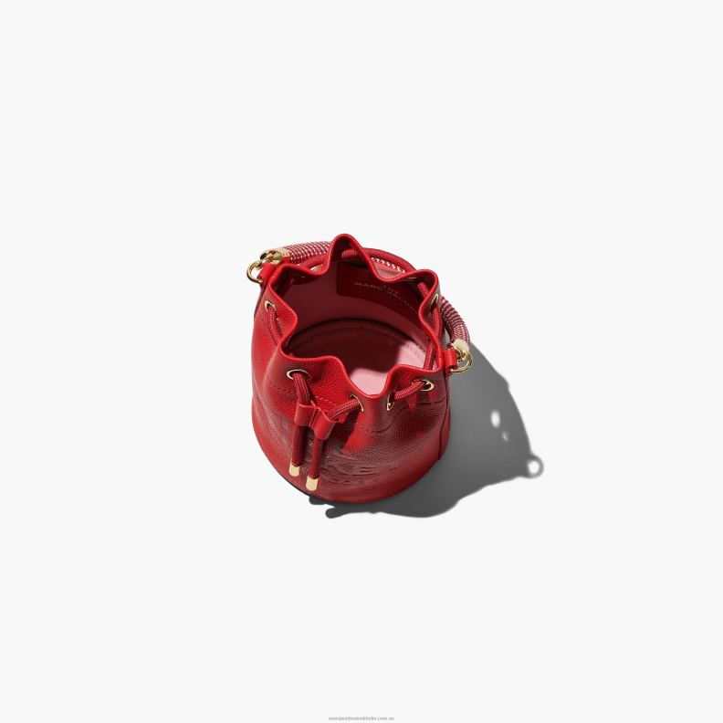 JLX82127 Marc Jacobs läder micro bucket bag