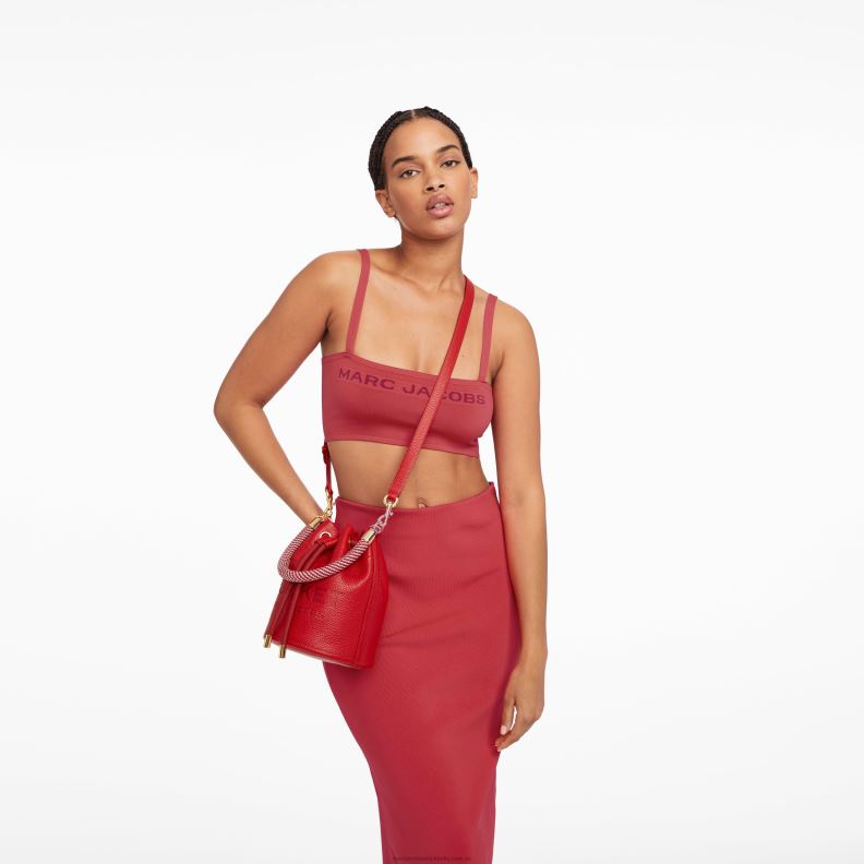JLX82128 Marc Jacobs läderhinkväskan