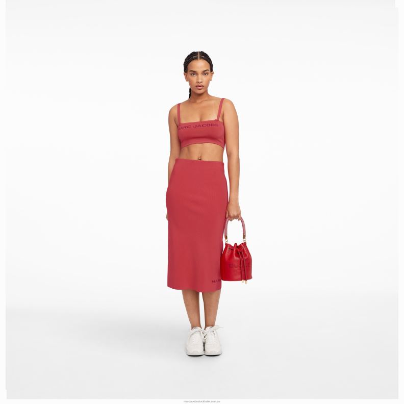 JLX82128 Marc Jacobs läderhinkväskan