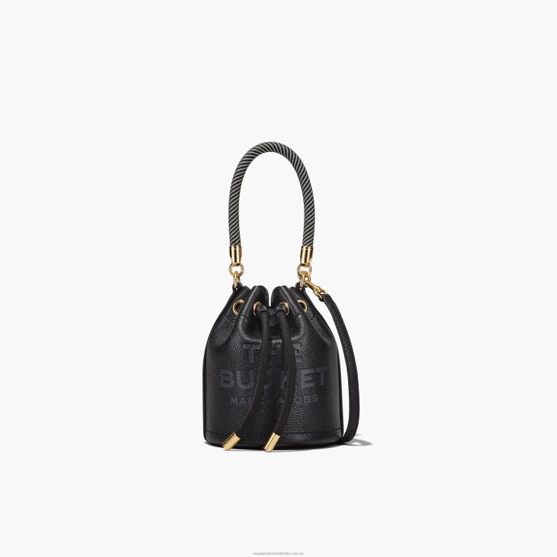 JLX82129 Marc Jacobs läder micro bucket bag