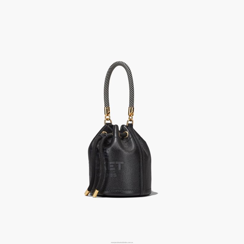 JLX82129 Marc Jacobs läder micro bucket bag