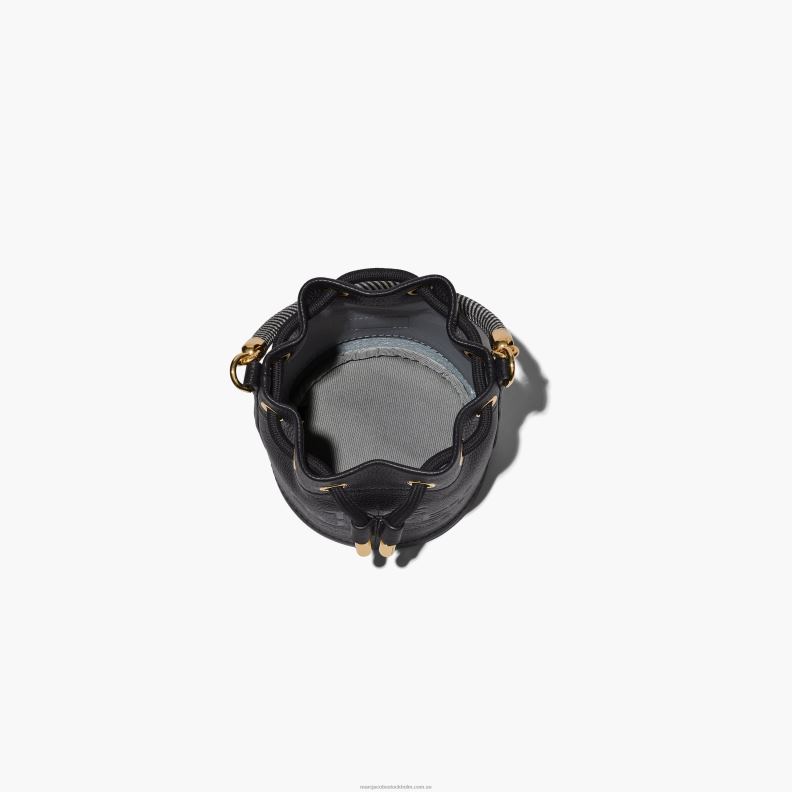 JLX82129 Marc Jacobs läder micro bucket bag