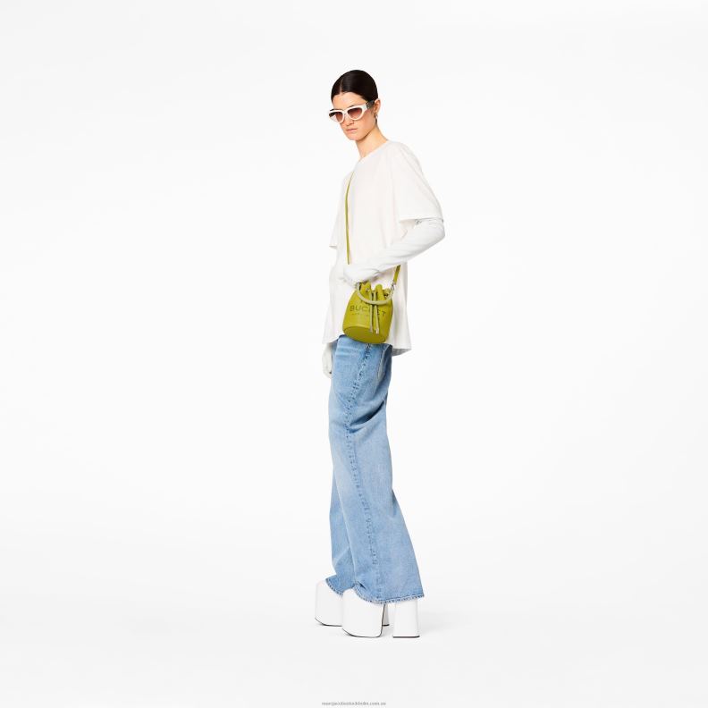 JLX82131 Marc Jacobs läder micro bucket bag