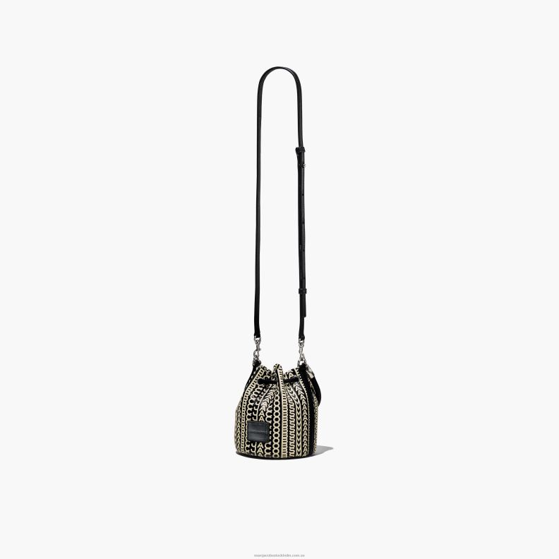 JLX82140 Marc Jacobs mikro bucket-väskan i monogramläder