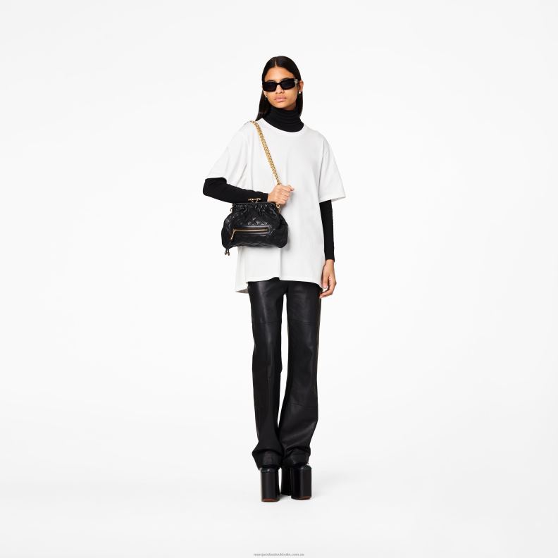 JLX82204 Marc Jacobs re-edition quiltad läder liten stamväska