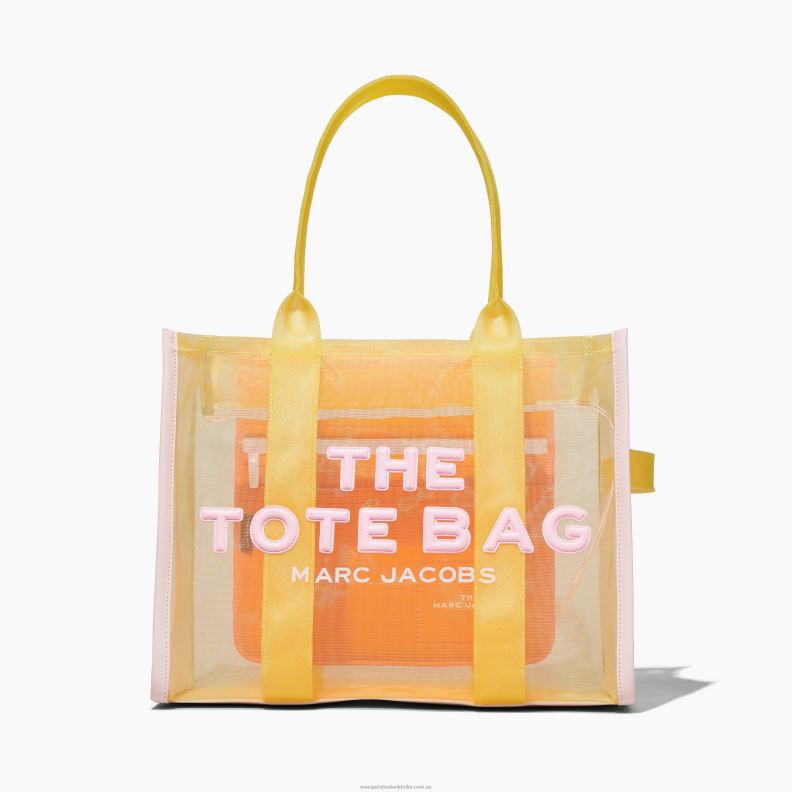 JLX82100 Marc Jacobs tygväskan i colorblock mesh