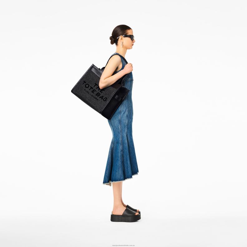 JLX82103 Marc Jacobs den vävda dtm stora tygväskan