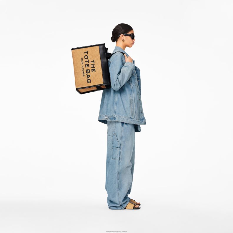 JLX82104 Marc Jacobs den vävda stora tygväskan