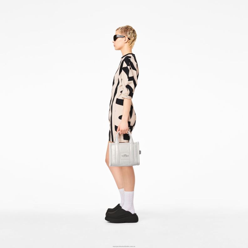 JLX82109 Marc Jacobs den glänsande crinkle-minitotan