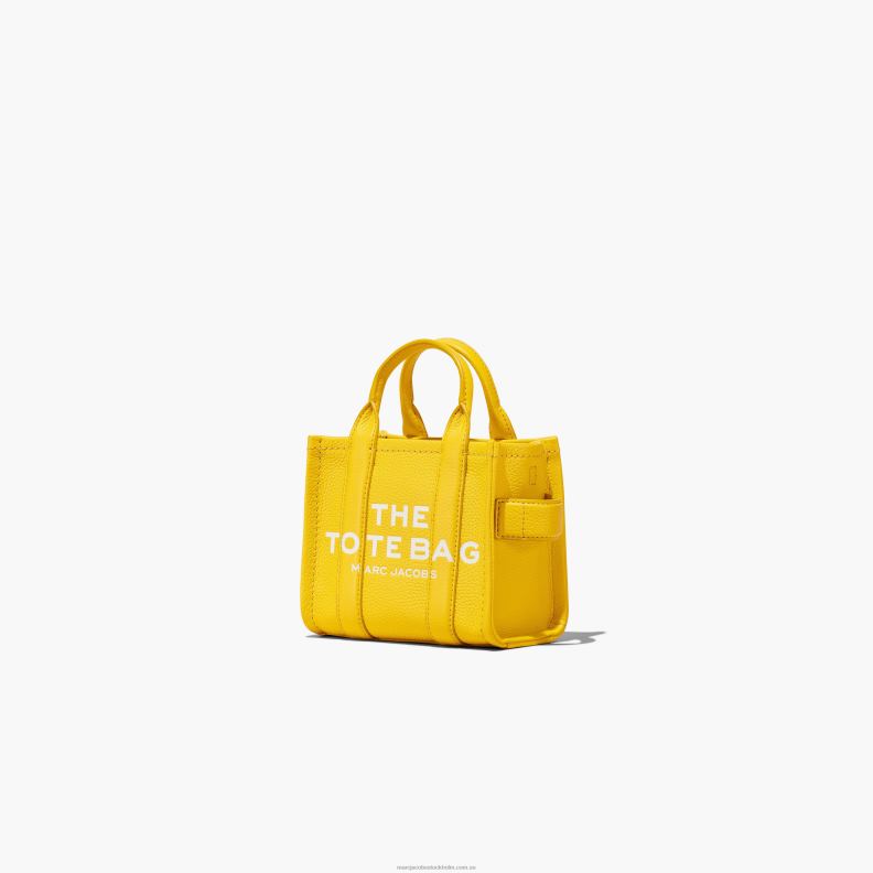 JLX8210 Marc Jacobs mikro-tote-väskan i läder